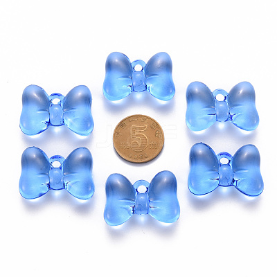 Transparent Acrylic Pendants TACR-T024-02BB-940-1