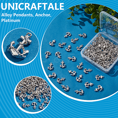 100Pcs Alloy Pendants FIND-UN0016-78-1