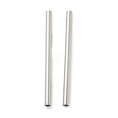 Brass Tube Beads KK-Z045-04E-P-1