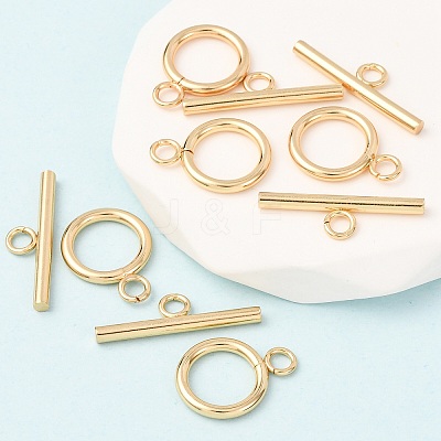 304 Stainless Steel Ring Toggle Clasps STAS-Q179-01G-1
