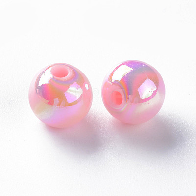 Opaque Acrylic Beads MACR-S370-D10mm-A01-1