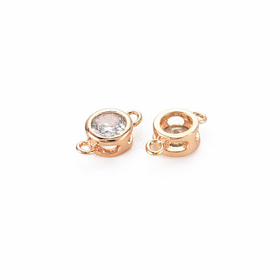 Brass Connector Charms KK-S364-159A-1