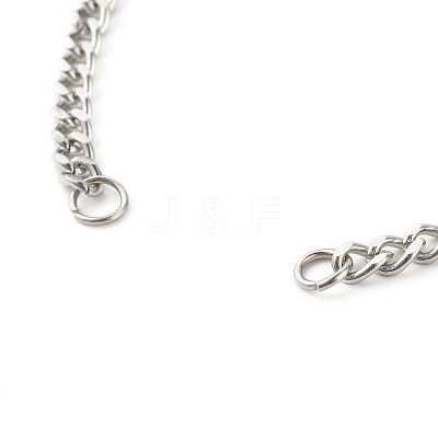 Tarnish Resistant 304 Stainless Steel Twisted Chains Bracelet Making AJEW-JB01064-1