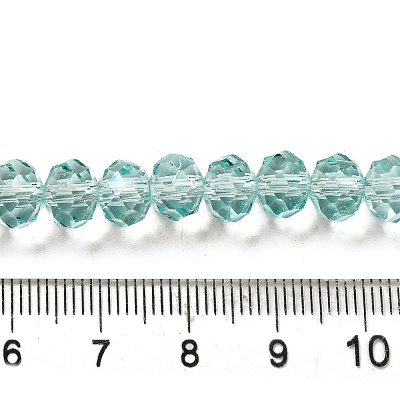 Transparent Baking Paint Glass Beads Strands LS-DGLA-A034-T8mm-D01-1