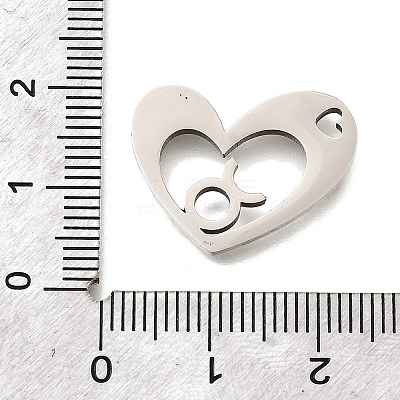 201 Stainless Steel Pendants STAS-A116-01P-02-1