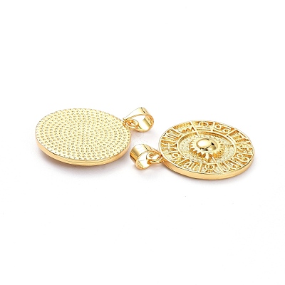 Brass Pendants KK-L206-015G-1