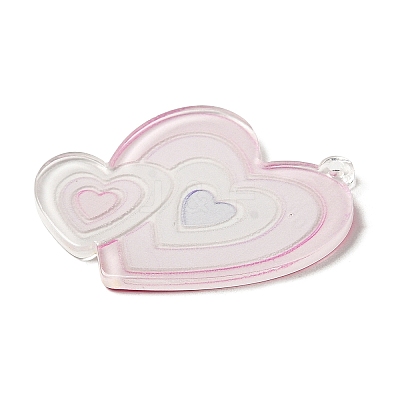 Translucent Acrylic Pendants FIND-Z006-06B-1