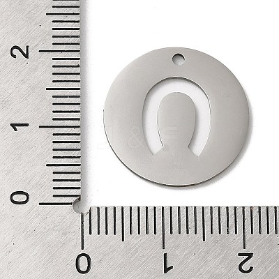 Non-Tarnish 201 Stainless Steel Pendants STAS-E206-02P-05-1