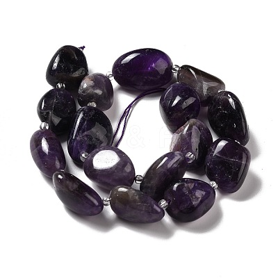 Natural Amethyst Beads Strands G-B026-02A-1