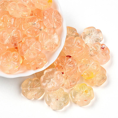 Transparent Acrylic Beads TACR-T028-40E-1