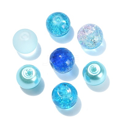 100Pcs Transparent Glass Beads Strands GLAA-CJ0002-06-1
