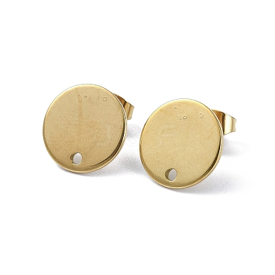 304 Stainless Steel Stud Earring Findings EJEW-H130-03G-A03-1