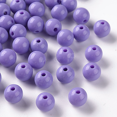 Opaque Acrylic Beads MACR-S370-C10mm-A32-1