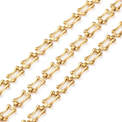 304 Stainless Steel Rectangle Link Chains STAS-P386-06B-G-1