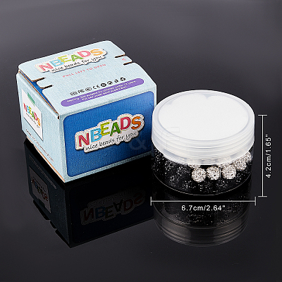 Pave Disco Ball Beads RB-NB0001-17-1