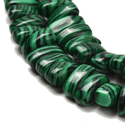 Synthetic Malachite Beads Strands G-Q167-B21-01-1