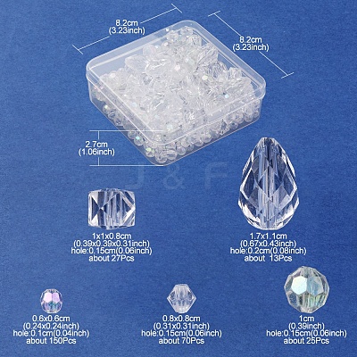 Transparent Acrylic Beads TACR-FS0001-42-1