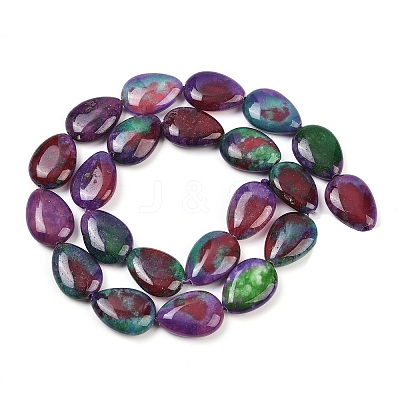 Two Tone Natural White Jade Beads Strands G-Z105-B01-01F-1