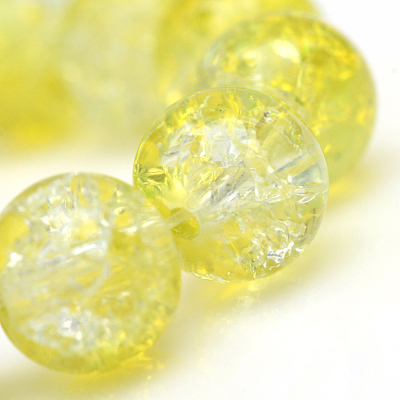 Baking Paint Crackle Glass Bead Strands CCG-S001-6mm-04-1