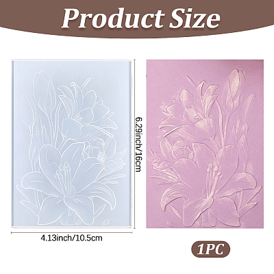 PP Plastic Embossing Folder Templates DIY-WH20048-050B-1