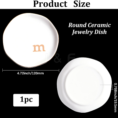 Round Ceramic Jewelry Dish AJEW-WH20067-023B-1