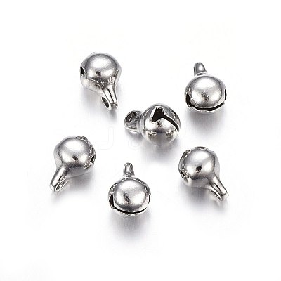 Tarnish Resistant 304 Stainless Steel Bell Charms STAS-F174-20P-A-1