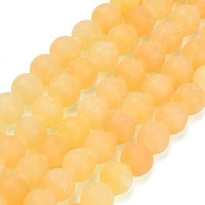 Natural Yellow Calcite Beads Strands GG-CBAA3AB-01-6mm-1