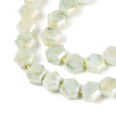Anti-Tarnish Electroplate Glass Beads Strands GLAA-T028-6mm-02D-1