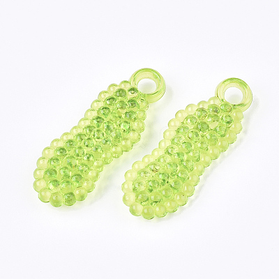 Transparent Acrylic Pendants TACR-S133-041-1