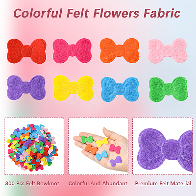 300Pcs Non Woven Fabric FIND-SC0019-20B-1