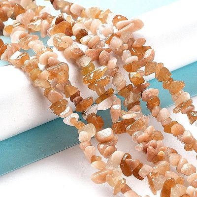 Natural Pink Aventurine Beads Strands G-E607-A13-1