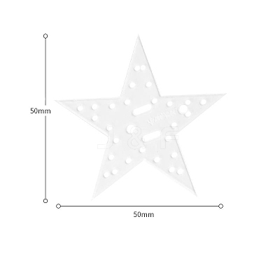 Flower/Smiling Face/Star/Square Acrylic Sheets PW-WG14968-06-1