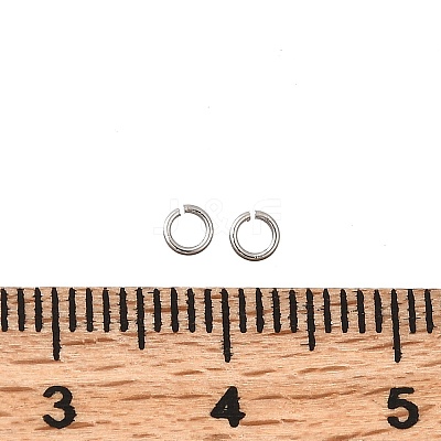 Brass Open Jump Rings KK-B147-03A-P-1