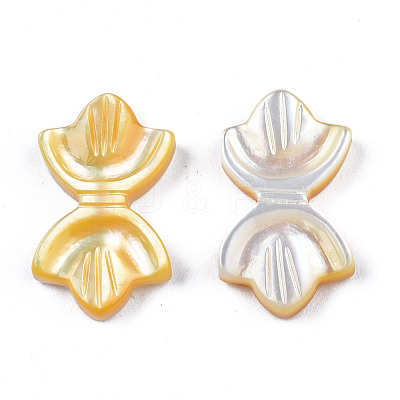 Natural Yellow Shell Beads SSHEL-S258-105B-1