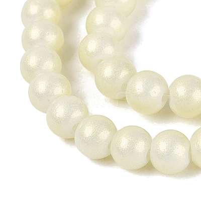 Baking Paint Glass Pearl Beads Strands DGLA-ZX001-05A-04-1
