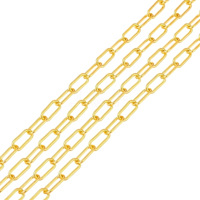 Unwelded Iron Paperclip Chains CH-FS0001-01G-1