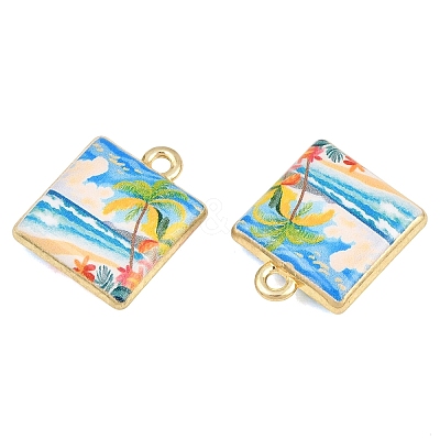 Printed Alloy Pendants AL-CBA49CA-01B-1