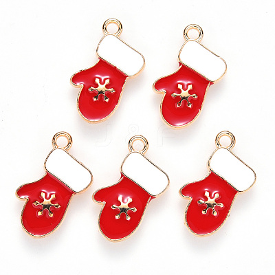 Alloy Enamel Pendants ENAM-S121-017A-1