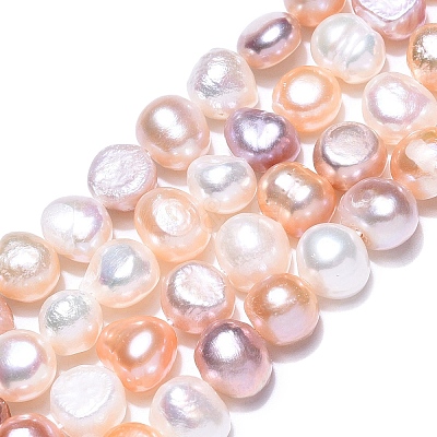 Natural Cultured Freshwater Pearl Beads Strands PEAR-T003-10-1