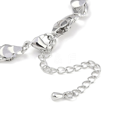 Rack Plating Brass Bracelets for Women BJEW-K244-06A-P-1