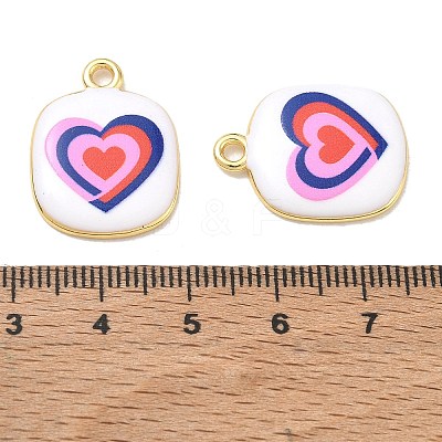 Printed Brass Pendants KK-CBAF9BC-08G-1