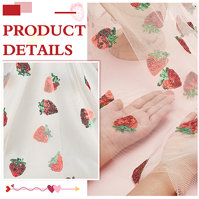 Polyester Lase Fabric DIY-WH0661-13B-1