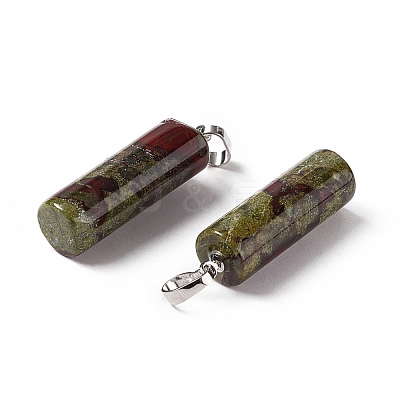 Natural Dragon Blood Pendants G-E135-02P-01-1
