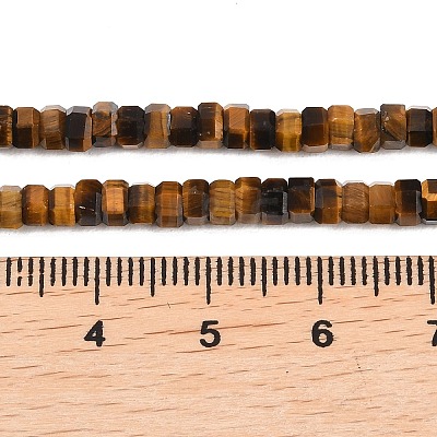 Natural Tiger Eye Beads Strands G-G345-C15-2x4mm-1