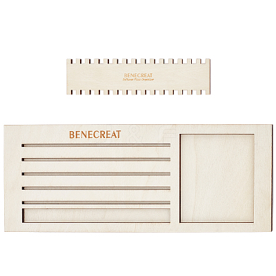 Wooden Thread Winding Boards TOOL-WH0155-50-1