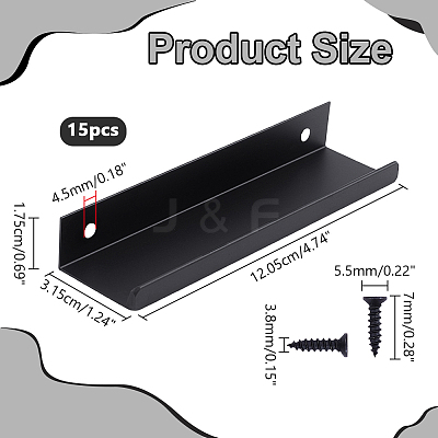 Rectangle Aluminum Alloy Drawer Pull Handles FIND-WH0173-530-1
