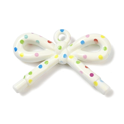 Opaque Printed Acrylic Pendants MACR-I040-01F-1