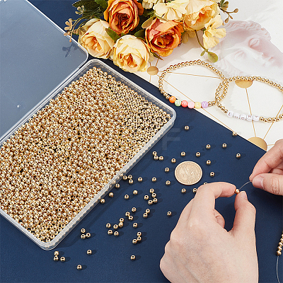 2000Pcs CCB Plastic Beads CCB-PH0001-31B-1