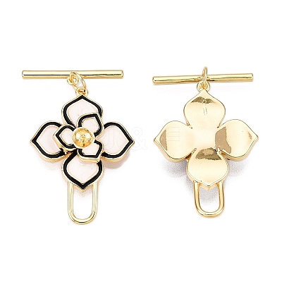 Brass Toggle Clasps KK-N054-151G-1