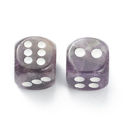 Natural Amethyst Cabochons G-M378-02B-1